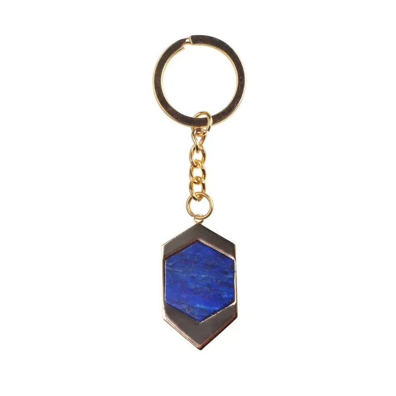 Natural Stone Keyring Key Holder Purse Bag For Car christmas Gift Keychains