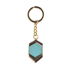 Natural Stone Keyring Key Holder Purse Bag For Car christmas Gift Keychains