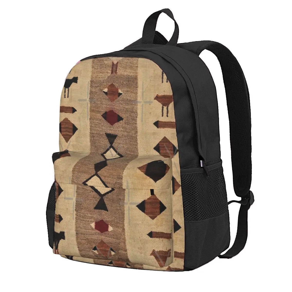 Navajo Weaved Pictoral Art Animal Backpacks Men's Backpacks Bags Women