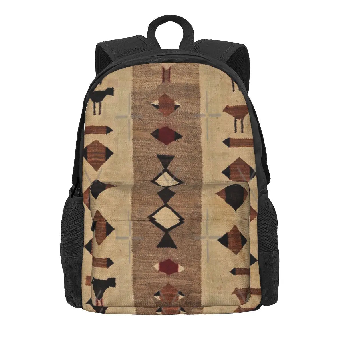 Navajo Weaved Pictoral Art Animal Backpacks Men's Backpacks Bags Women