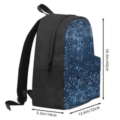 Navy Glitter Chunky Sequin Backpacks Men's Backpacks Bags For Women