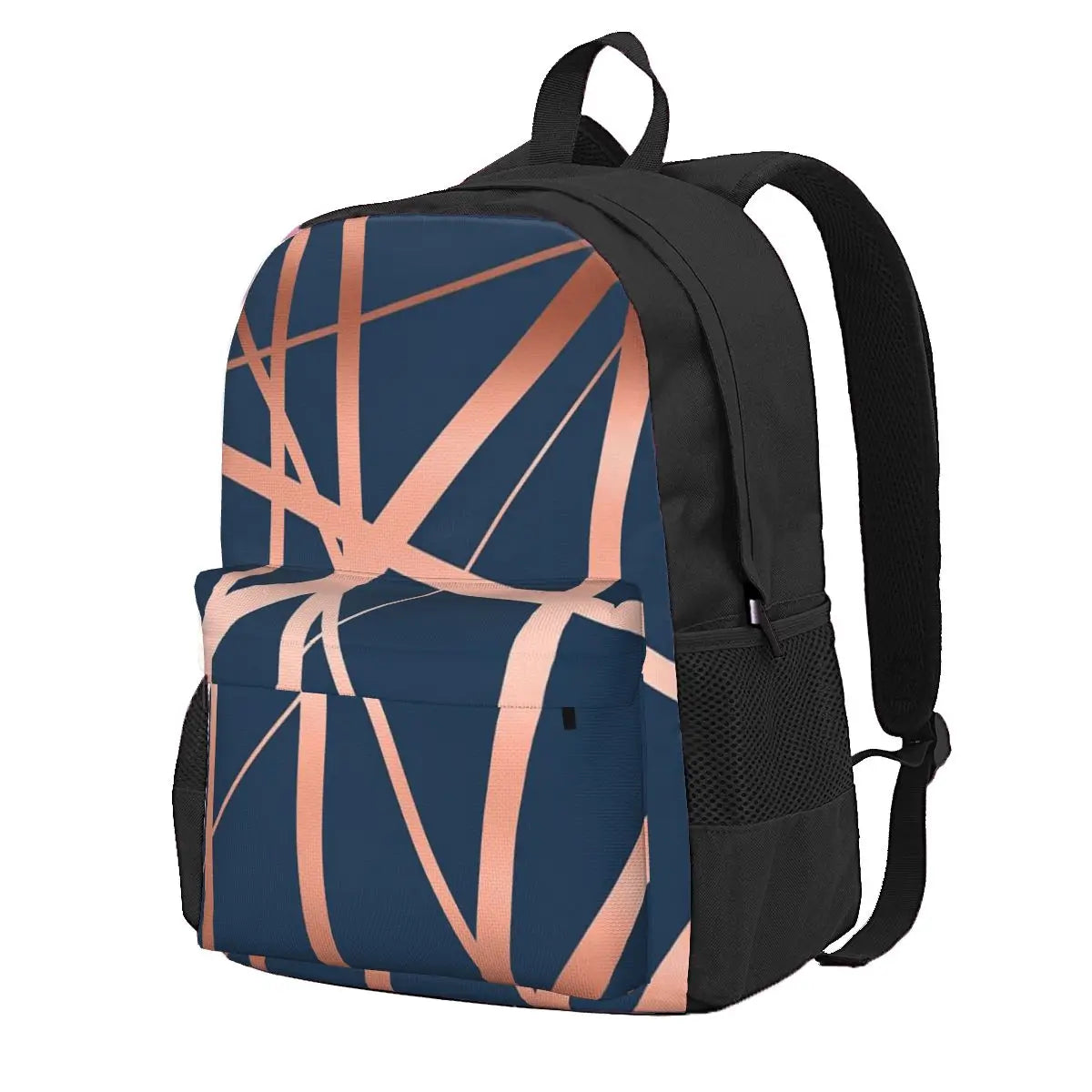 Navy Rose Luxe Backpacks Men's Backpacks Bags For Women Man Bag