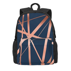 Navy Rose Luxe Backpacks Men's Backpacks Bags For Women Man Bag