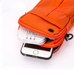 Neck Hanging Passport Cover Wallet ID Holder Clutch Money Bag