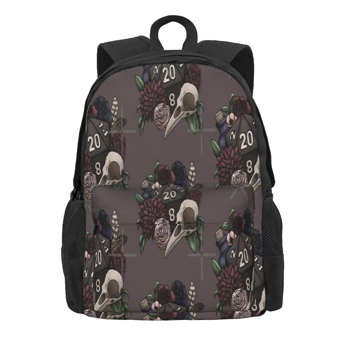 Necromancer D20 Tabletop Rpg Gaming Backpacks Men's Backpacks Bags