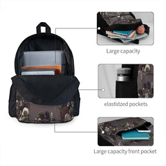 Necromancer D20 Tabletop Rpg Gaming Backpacks Men's Backpacks Bags