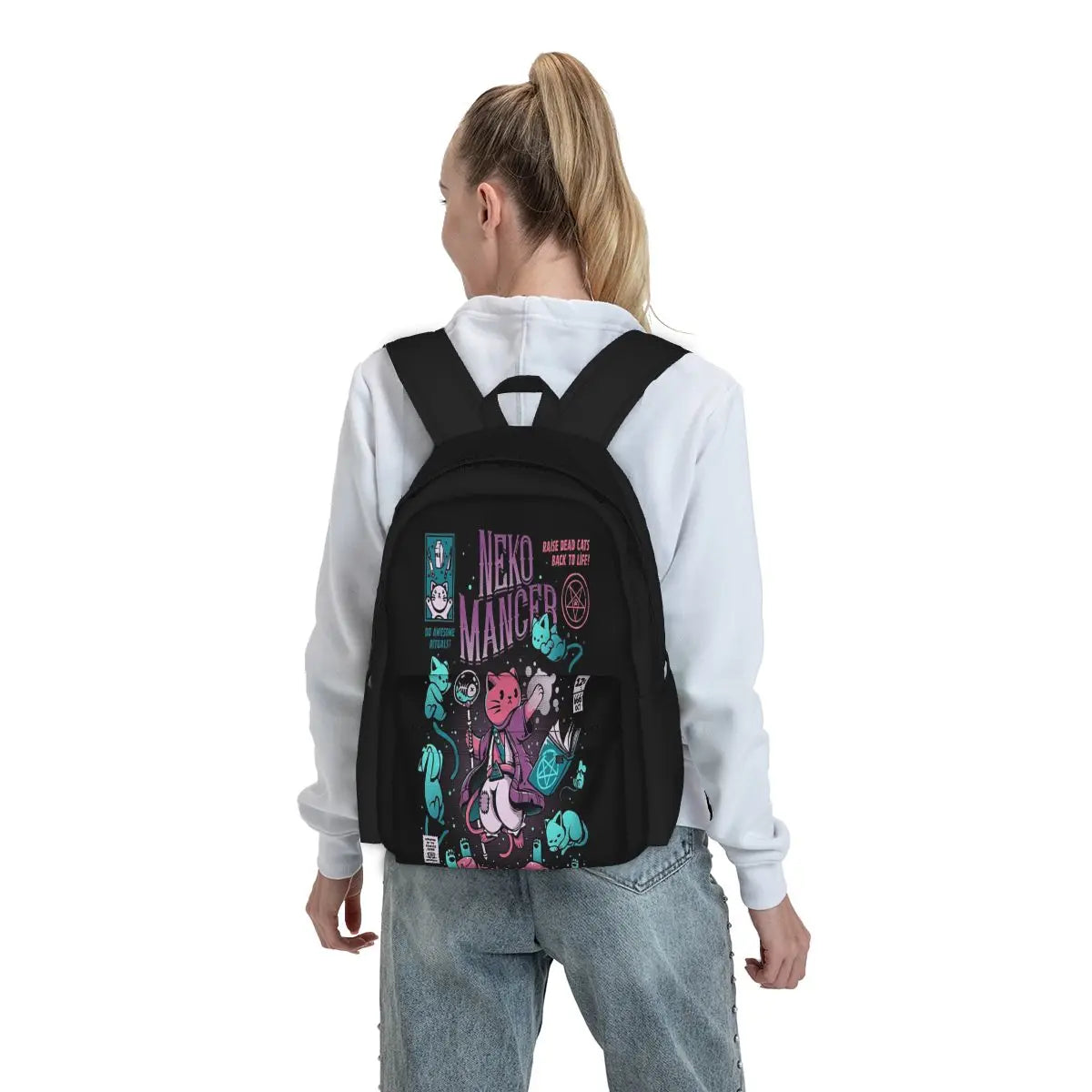 Nekomancer 1 Backpacks Men's Backpacks Bags For Women Female Bag Backpack