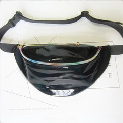Neon Pink Fanny Pack for Women PU Leather Waist Bag Chest Phone Pouch