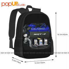 Neon Srt 4 Turbo Manifold Kit 2.4L Engine Backpack Large Capacity Gym Tote Bag
