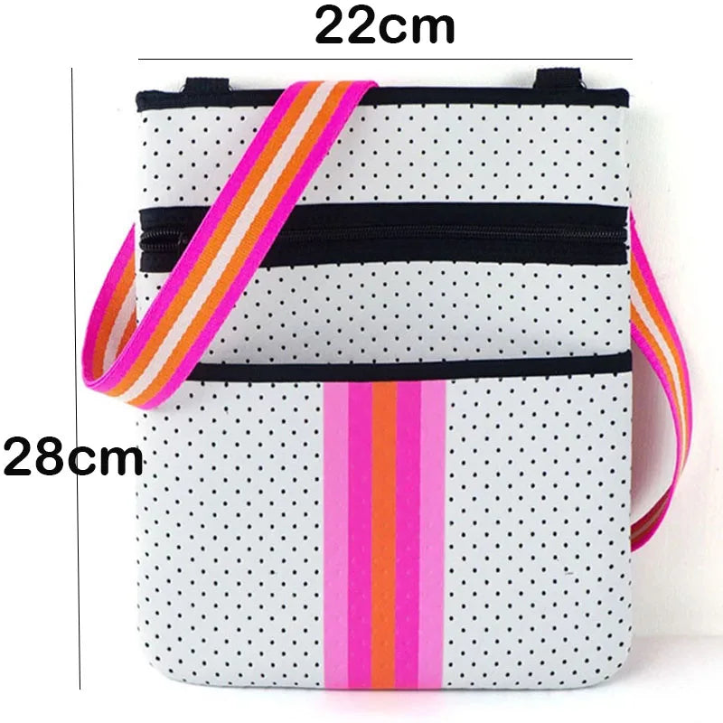 Large-capacity Neoprene Messenger Bag for Men and Women
