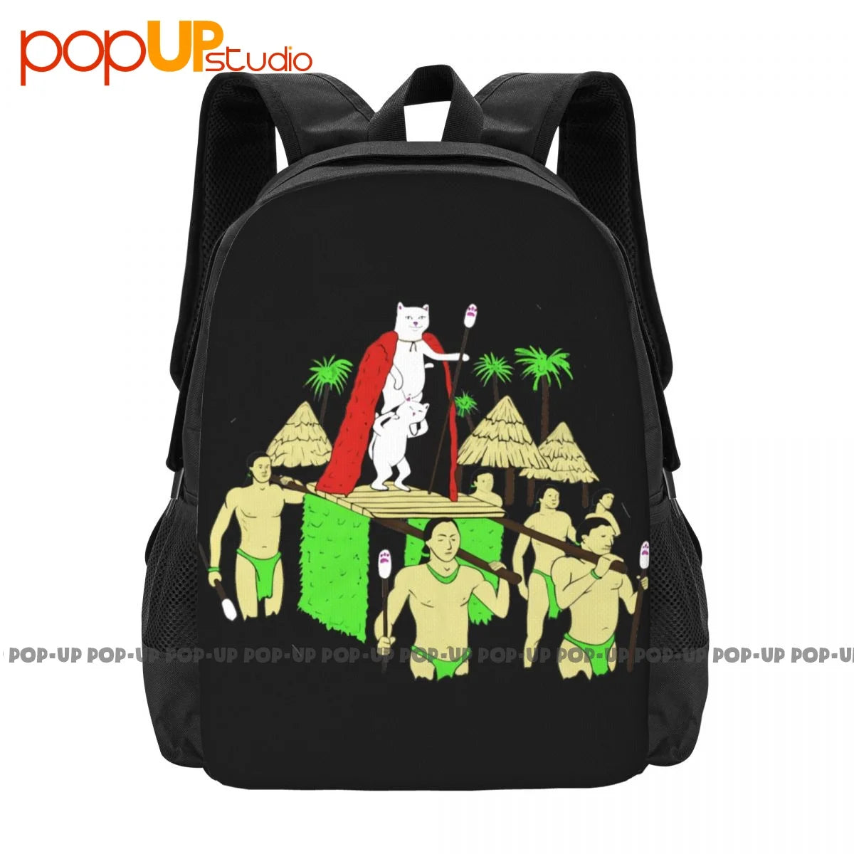 Nerm De Nunez Harbour Rip Dip Cat Skateboard Backpack