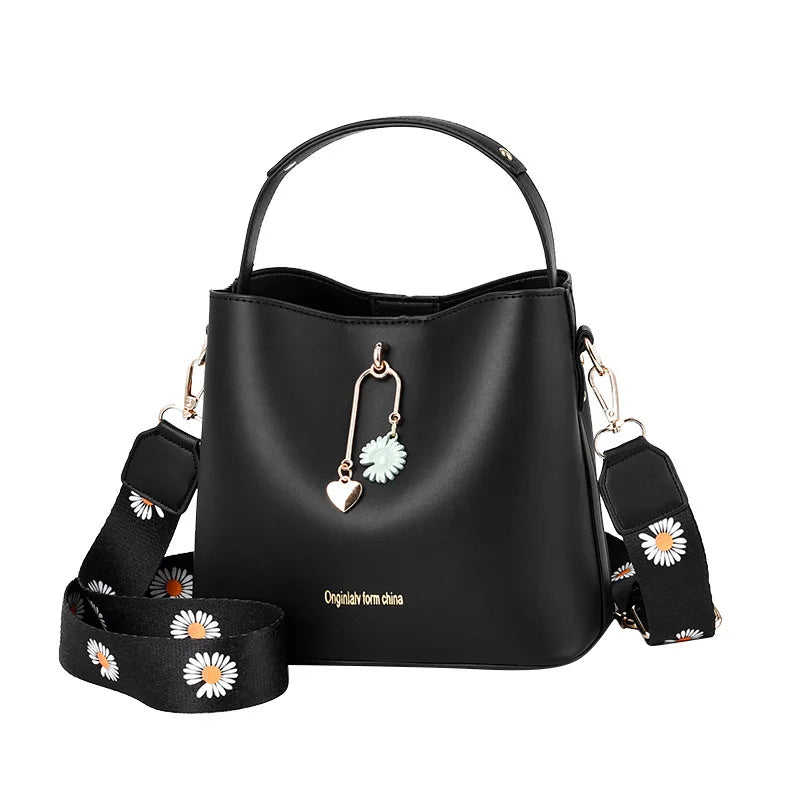 Net Red All-match One-shoulder Bucket Bag Women's Summer Messenger