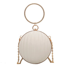 Spherical Handbag Chain Messenger Bag for Women