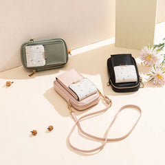 Printed Mini Cross-Body Phone Bag for Women