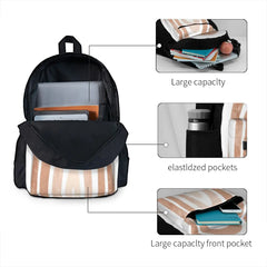 Boho Rainbow Backpacks Men's and Women's School Bags