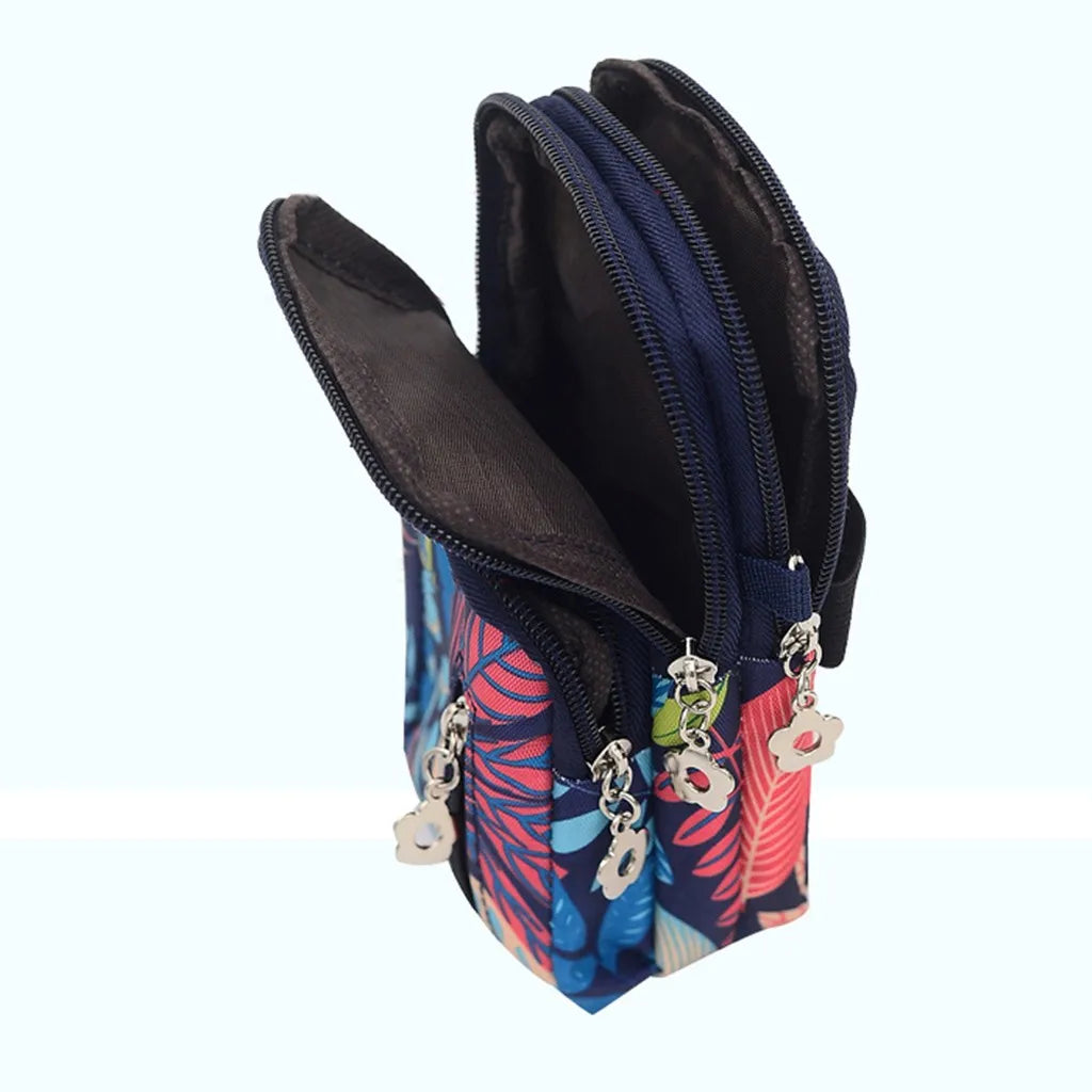 Nylon Students Outdoor Sports Arm Bag Phone Bag Shoulder Bag