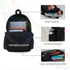 Old Man Clay Pigeon Shooting Backpack Gym Tote Bag