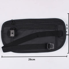 Invisible Travel Waist Pack Money Belt Bag Hidden Security Wallet
