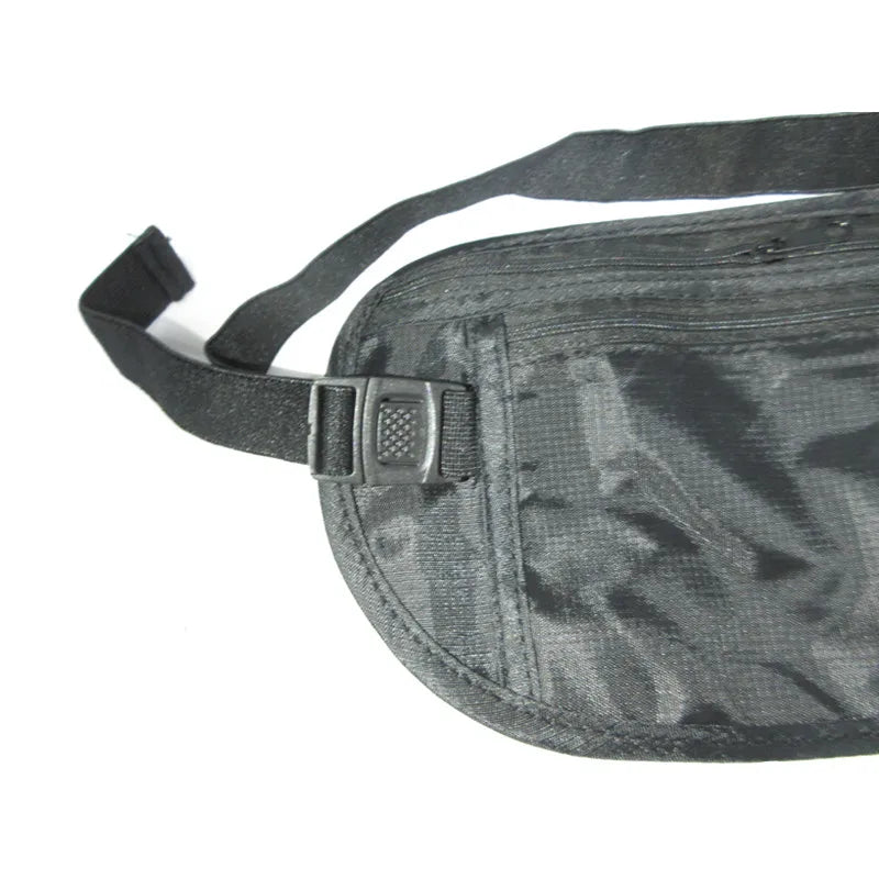 Invisible Travel Waist Pack Money Belt Bag Hidden Security Wallet