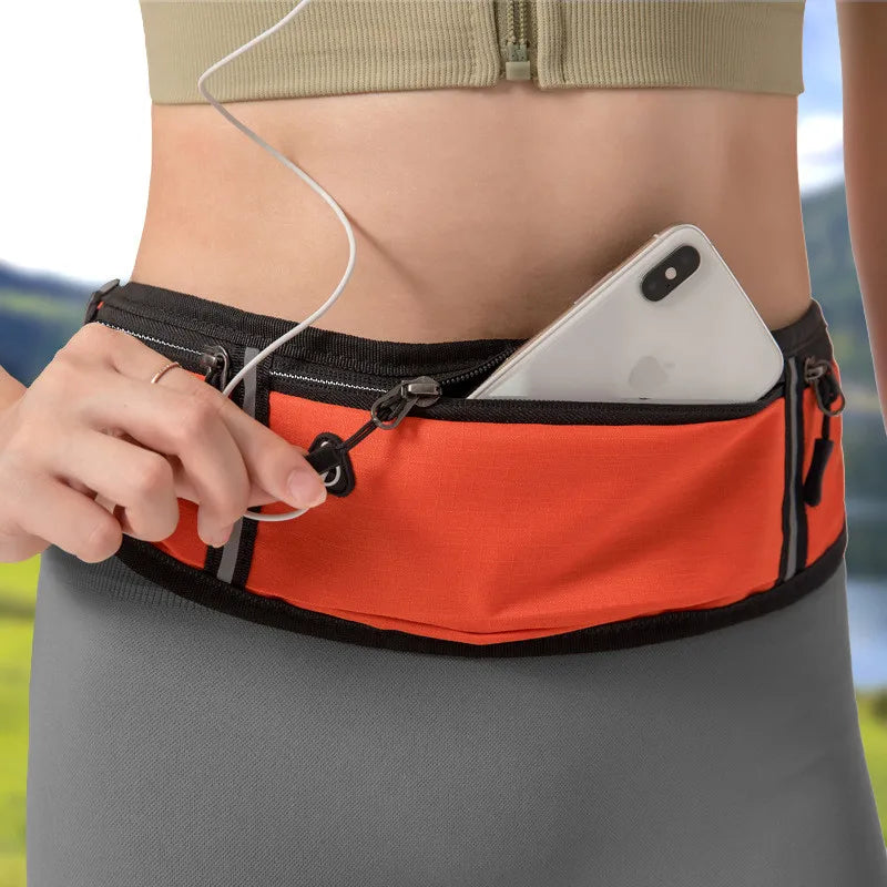 Running Waist Bag For Men Women Sports Belt Pouch Mobile Phone Case Hidden Pouch