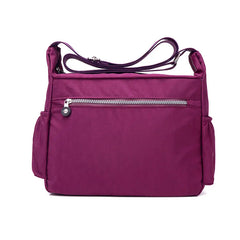 Floral Printing Shoulder Bag Rural Women Leisure Bag Cloth Lightweight Messenger
