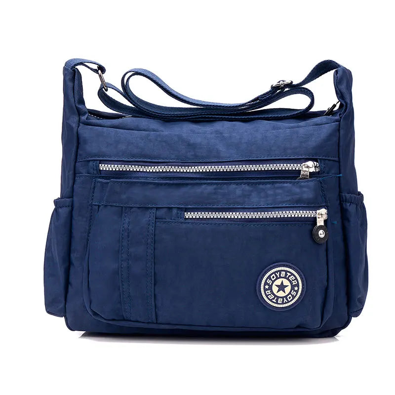 Floral Printing Shoulder Bag Rural Women Leisure Bag Cloth Lightweight Messenger