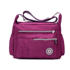 Floral Printing Shoulder Bag Rural Women Leisure Bag Cloth Lightweight Messenger