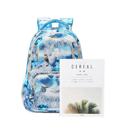 Kids School Backpack Boys Girls Bookbag Waterproof Nylon Lightweight