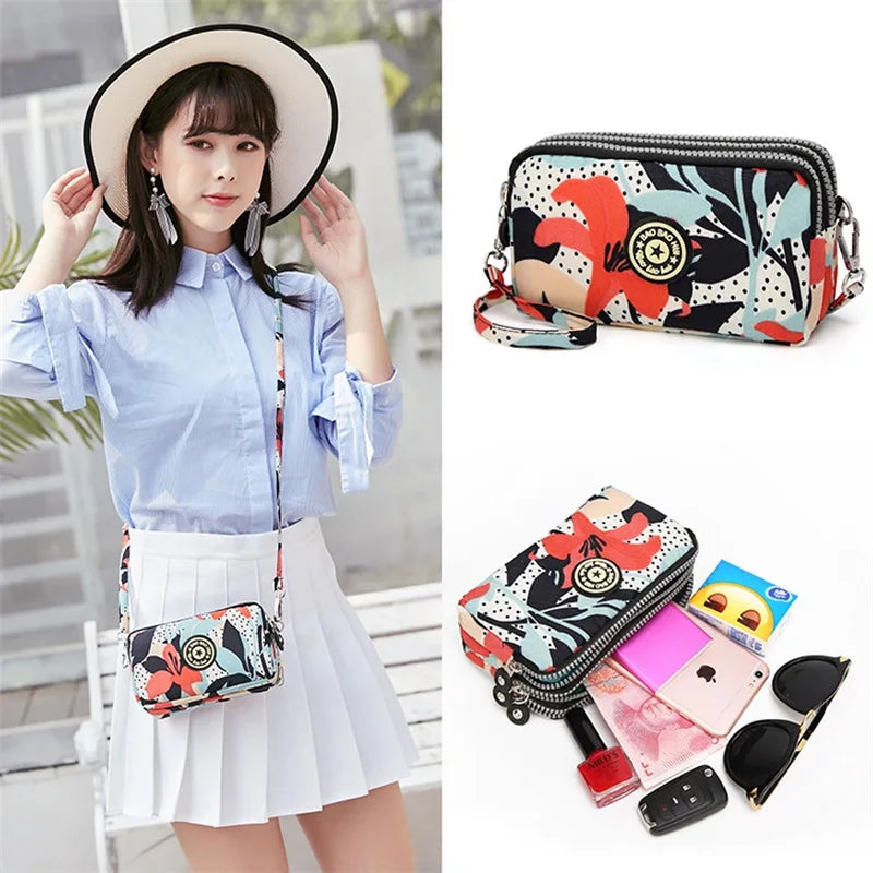 Mini Cross-body Phone Shoulder Bag Pouch Case Women Men Handbag Purse
