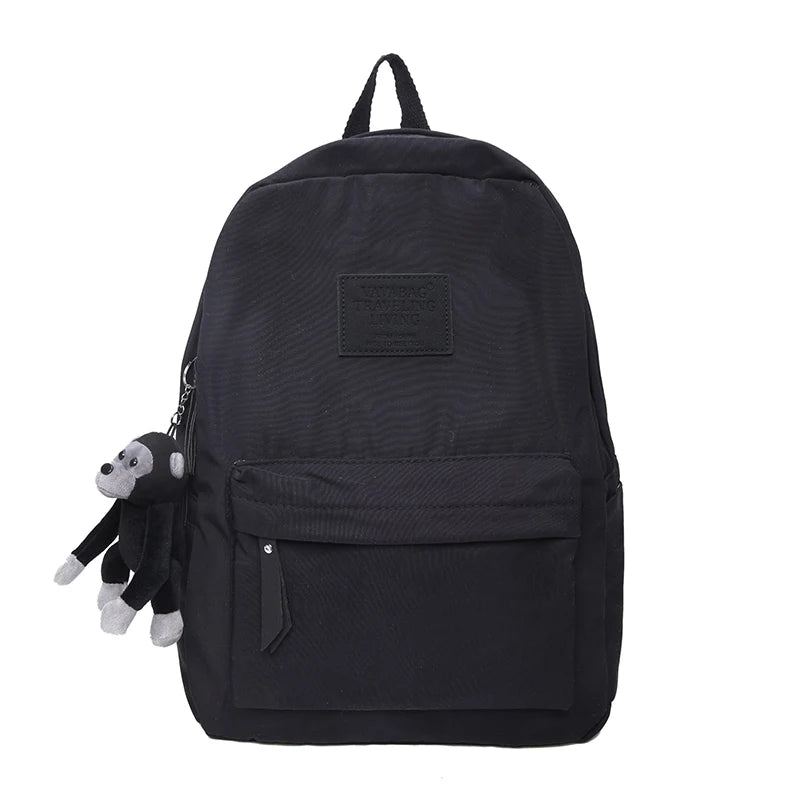 Nylon Women Backpack Anti-theft School Bag for Teen Girls Shoulder Bag