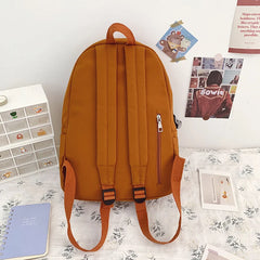 Nylon Women Backpack Anti-theft School Bag for Teen Girls Shoulder Bag