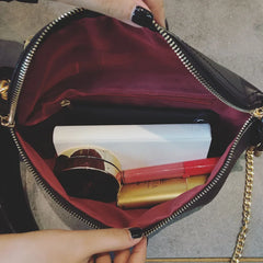 Leather Shoulder Bag for Women Solid Purses Crossbody Bags