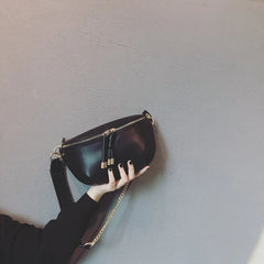 Leather Shoulder Bag for Women Solid Purses Crossbody Bags