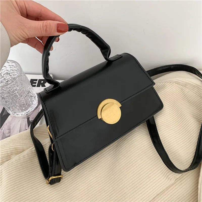 Vintage Women PU Leather Cross Body Bag Handbag Soft Purses Messenger Bags