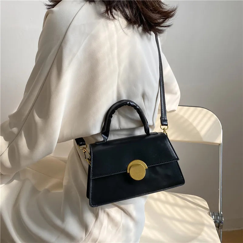 Vintage Women PU Leather Cross Body Bag Handbag Soft Purses Messenger Bags