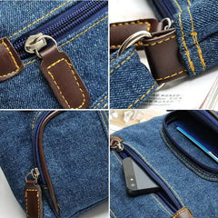 Fresh Denim Women's Canvas Handbags Messenger Crossbody Shoulder Bags