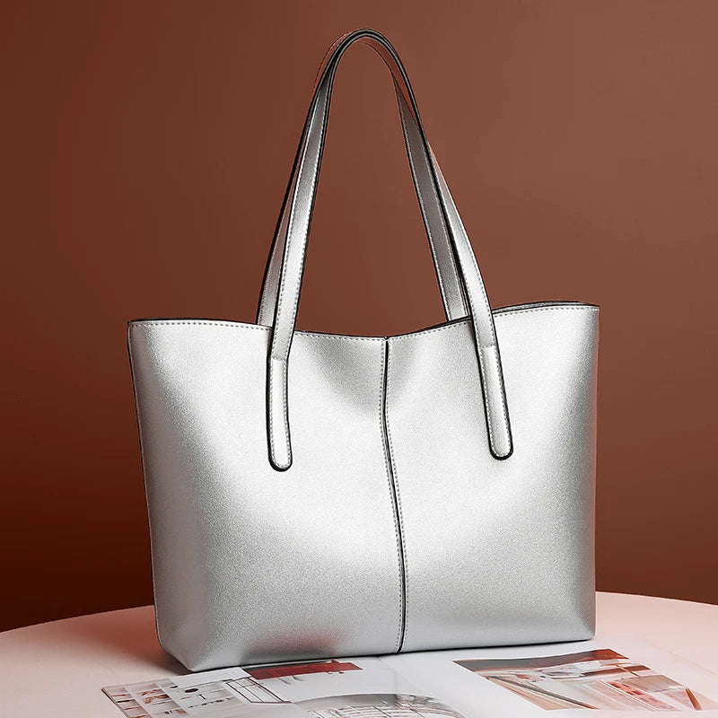 Large Women's Bag High PU Leather Shoulder Bags Ladies Sac a Main Femme