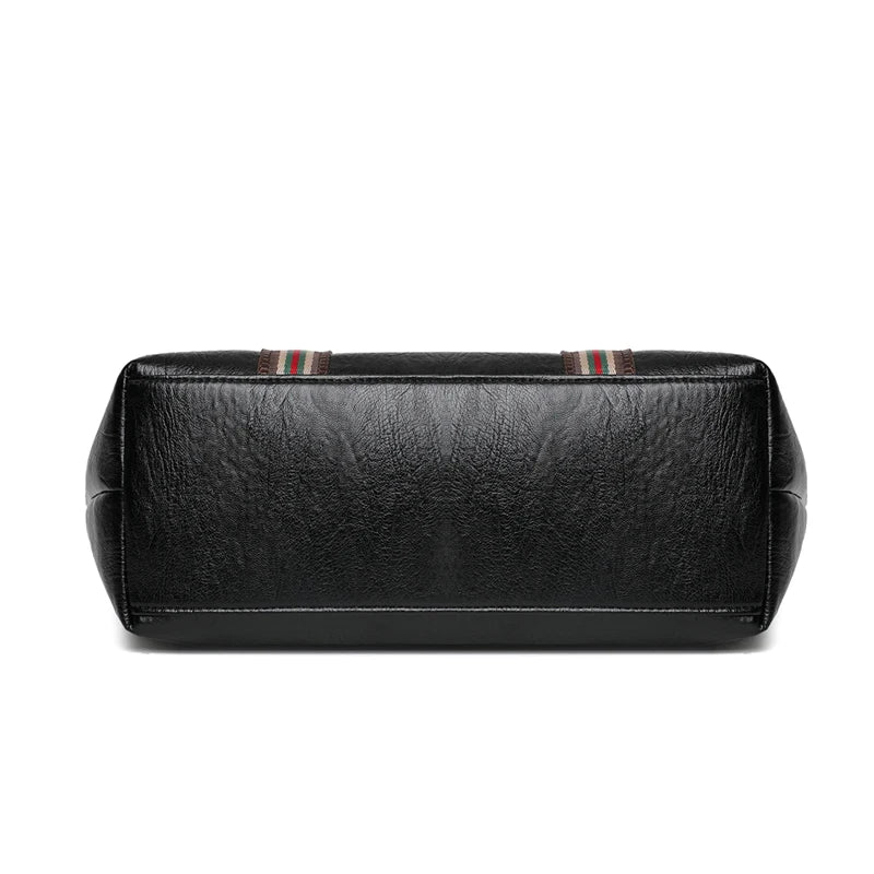 Large Women's Bag High PU Leather Shoulder Bags Ladies Wild Bags