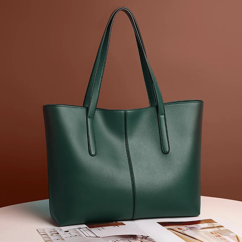 Large Women's Bag High PU Leather Shoulder Bags Ladies Sac a Main Femme