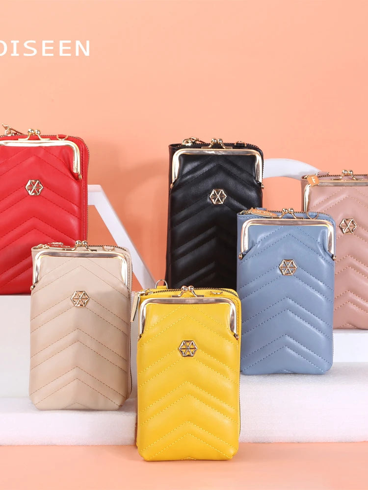 Embroidered Shoulder Bag Large-capacity Wallets