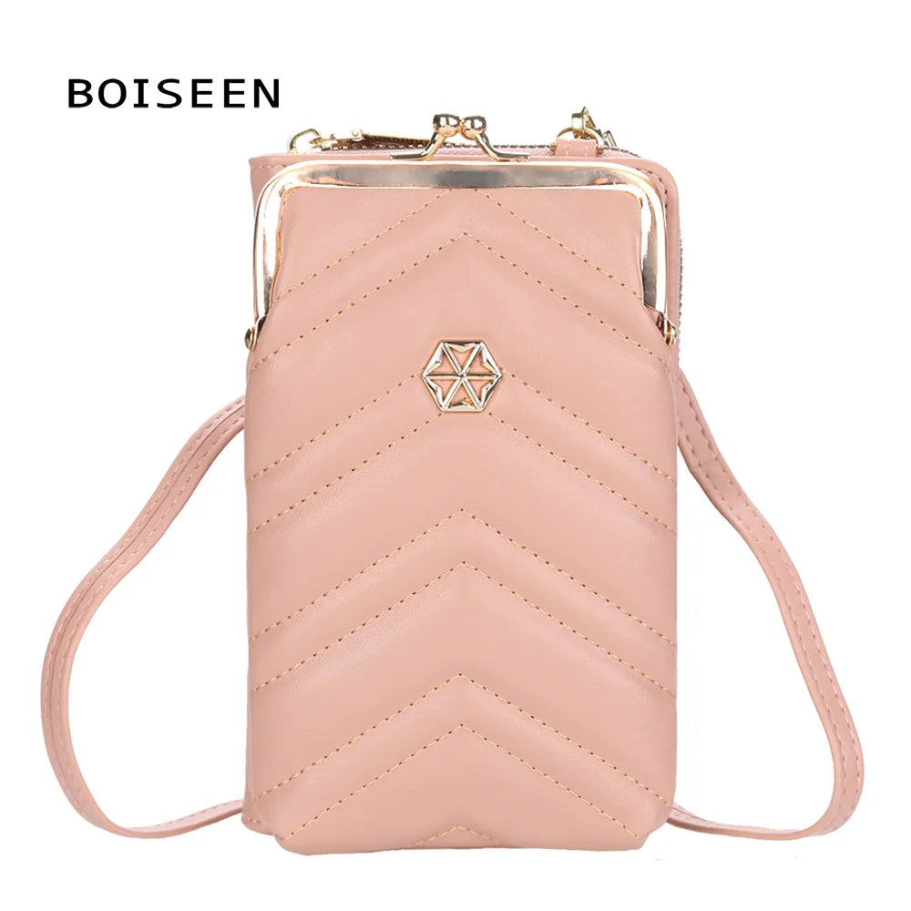 Embroidered Shoulder Bag Large-capacity Wallets