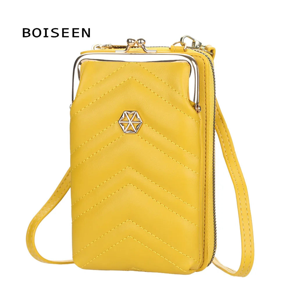 Embroidered Shoulder Bag Large-capacity Wallets