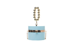 Clear Jelly Acrylic Box Handbag Chain Women Evening Party Shoulder Bag Totes