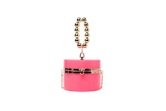 Clear Jelly Acrylic Box Handbag Chain Women Evening Party Shoulder Bag Totes