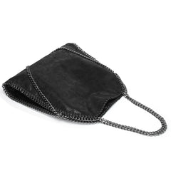 Vintage Chains Women Handbag Casual Ladies Shopping Shoulder Bag Large Capacity