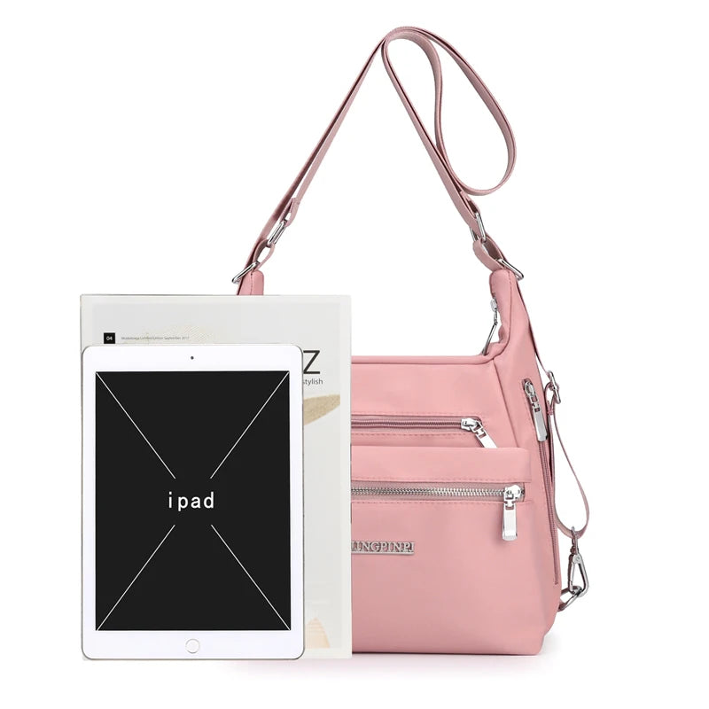 Women's Nylon Shoulder Bag CrossBody Handbag