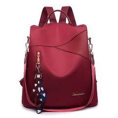 Anti-theft Large Capacity Backpack Oxford Cloth Tarpaulin Stitching Sequins