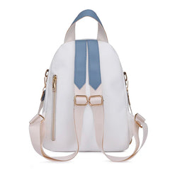 Women Soft Leather Multi-Function Small Backpack