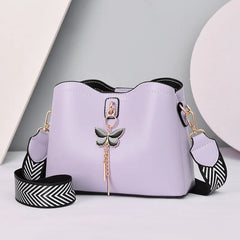 Plum Bow Sweet Messenger Crossbody Bag