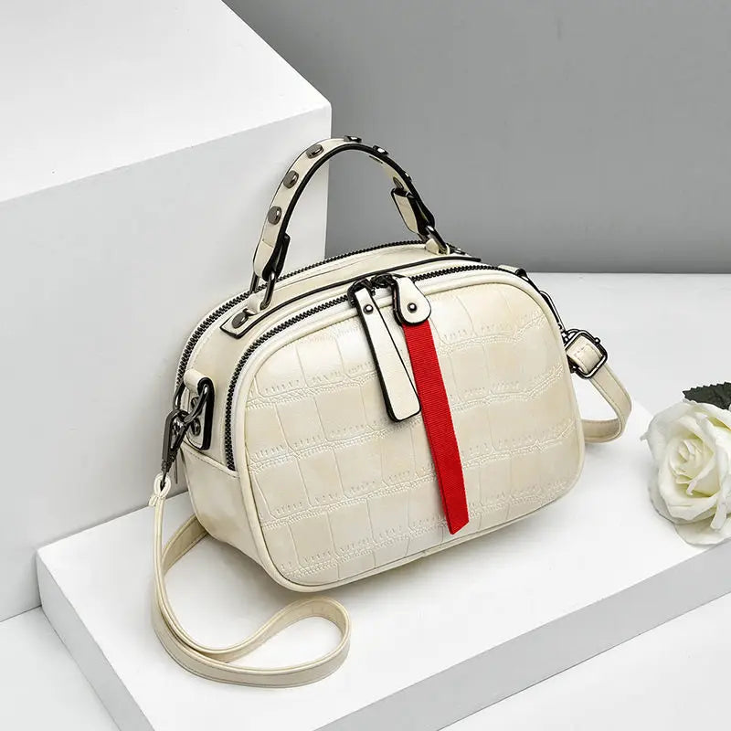 One-shoulder Leather Handbags Shoulder Bag Small Flap Crossbody Bags For Women